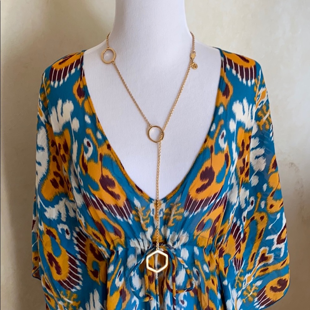 Tory Burch Lasso Style Necklace in Gold